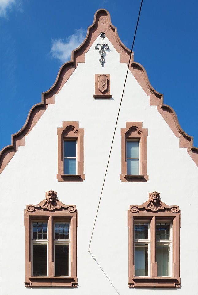 Details der Außenfassade