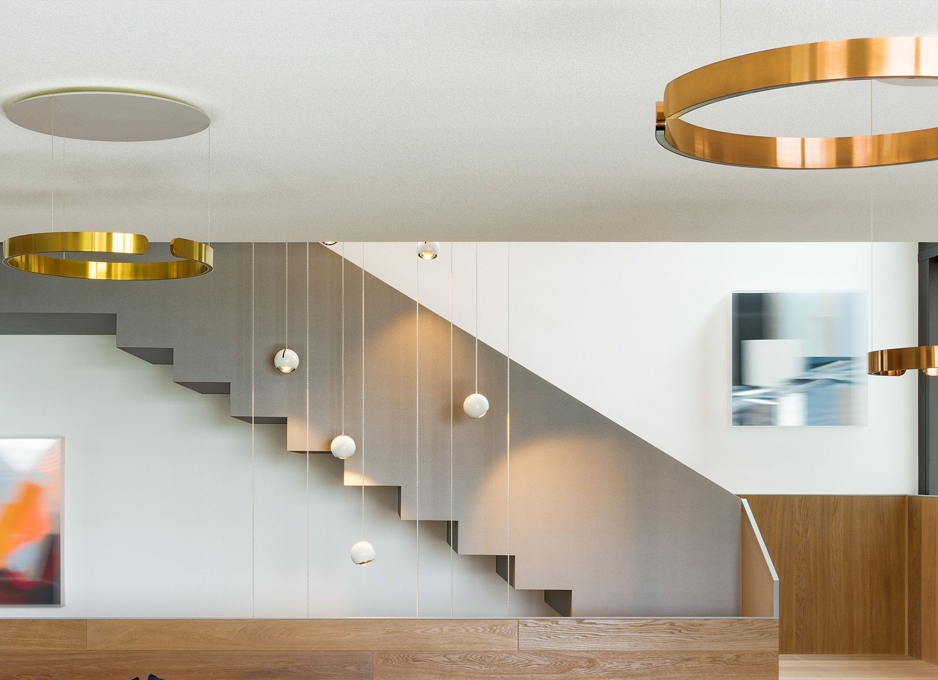 Innenansicht der Villa Heidelberg - Ansicht der Treppe